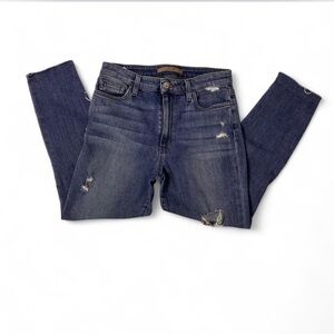 JOES- Women's blue skinny ripped jeans- Size: 28